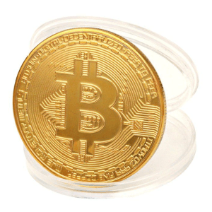 Bitcoin – Gold Plated Souvenir Coin