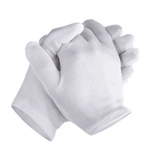 White Cotton Gloves